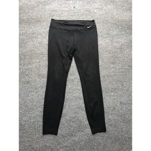 Nike Dri-FIT Leggings Womens Small Black Ankle Running Yoga Gym Pants Workout